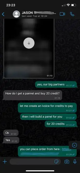 ChannelVast customer feedback – prime review showing excellent IPTV support via WhatsApp